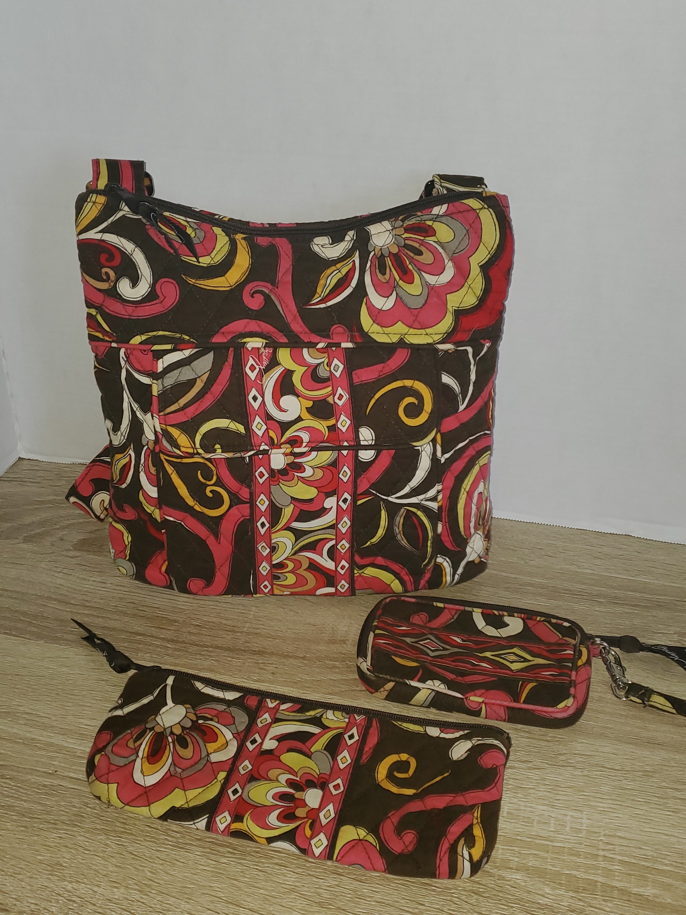 Vera Bradley Puccini Shoulder Bag With Accessories